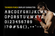 Thunder Punch Sport Varsity Font, a Slab Serif Font by Vadovastd (Thumbnail 2 of 7)