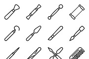 Bundles Pottery Studio Outline Icons, an Outline Icon by adenpinkstore (Thumbnail 6 of 9)
