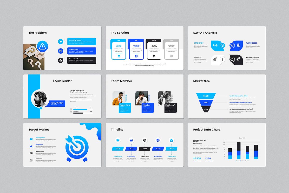 Startup Deck PowerPoint Template preview 3