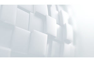 Abstract 3D White Background With, an Illustration by BazziBa♥