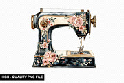 Sewing Machine Clipart Bundle, an Illustration by crative8112 (Thumbnail 5 of 10)
