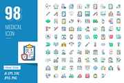 Set Medical Icons, a Duotone Icon by shin_std (Thumbnail 1 of 2)