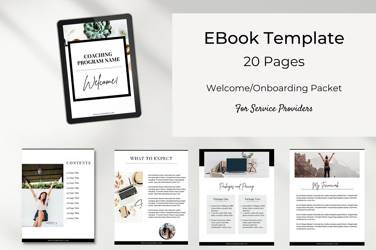 Complete Brand Kit, Minimalist Brand, a Templates & Theme by Joanna Lane Designs (Photo 2 of 6)