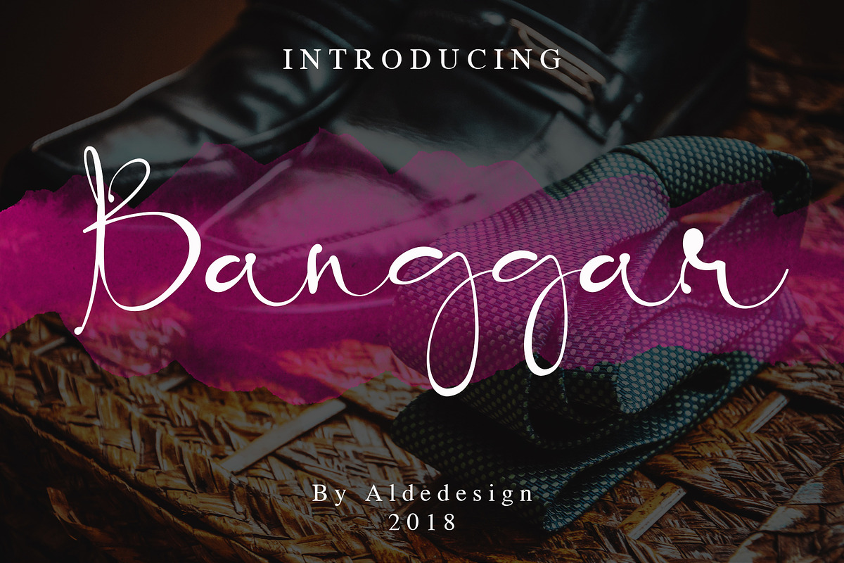 Banggar - Distinctive Signature Font