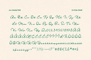 CS Lydia Stamp, a Script Font by Craft Supply Co. (Thumbnail 8 of 8)