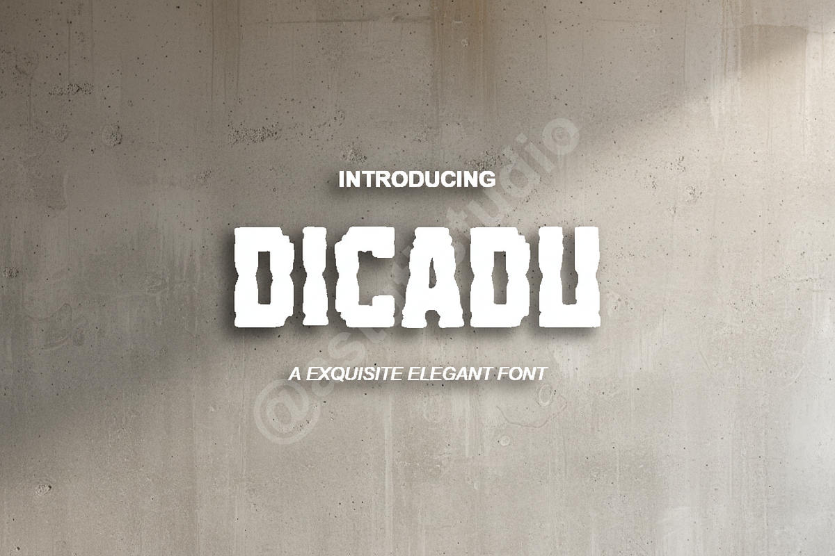 Dicadu | Elegant Modern Serif Typefa, a Font by Astuti Studio (Photo 1 of 16)