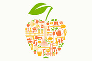 Gardening Equipment Icons, an Illustration by Maril (Thumbnail 3 of 5)