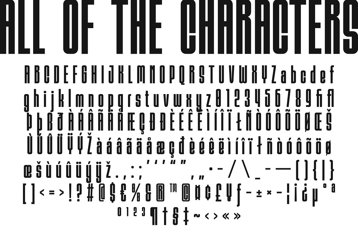 CS Gardner – Condensed Font, a Sans Serif Font by Craft Supply Co. (Photo 8 of 8)