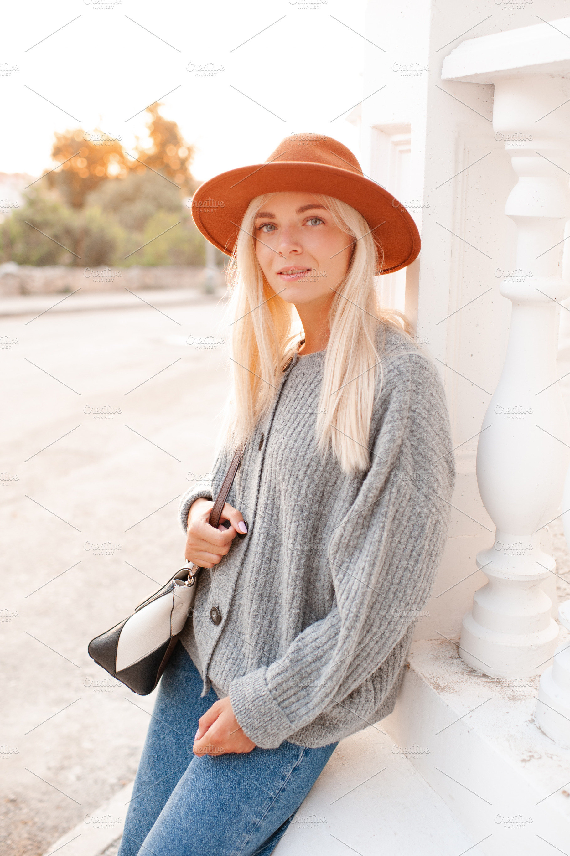 Stylish young woman. Autumn season, a Person Photo by morrowlight