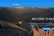 Material: Elegant Website Template, a Bootstrap Template by Devero (Thumbnail 9 of 9)
