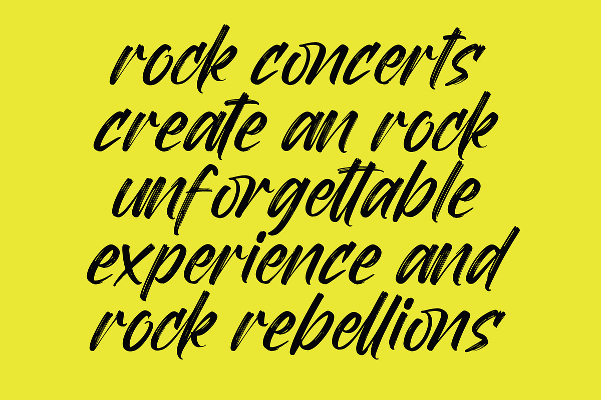 Mirage Factory Bold Brush Font, a Script Font by Letterena Studios Script (Photo 12 of 20)