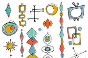 Retro Vector Shapes, an Object Graphic by Lena Elizer Art + Design (Thumbnail 2 of 4)