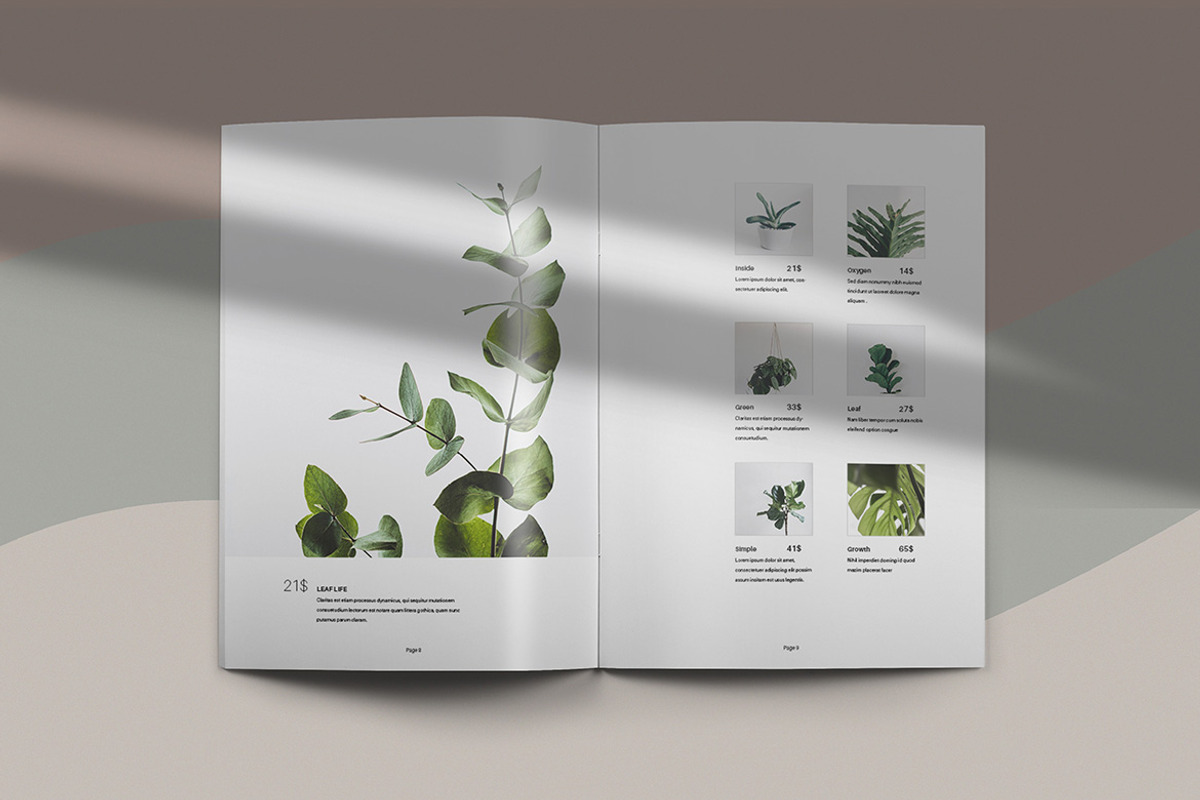 Quaro & Gillen - Botanical Brochure, a Magazine Template by KAZ by IanMikraz Studio (Photo 6 of 11)