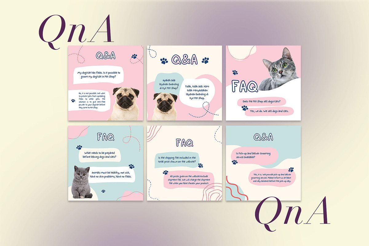 Pet Shop Instagram | CANVA Template, a Social Media Template by Azruca (Photo 13 of 17)
