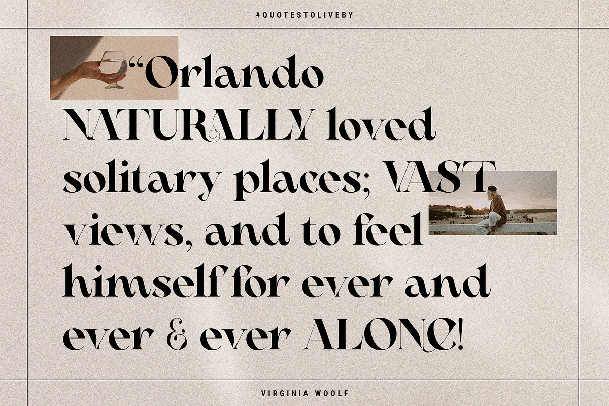 RATHER RISQUE - Ligature Serif Font, a Serif Font by SilverStag Type Foundry (Photo 20 of 27)