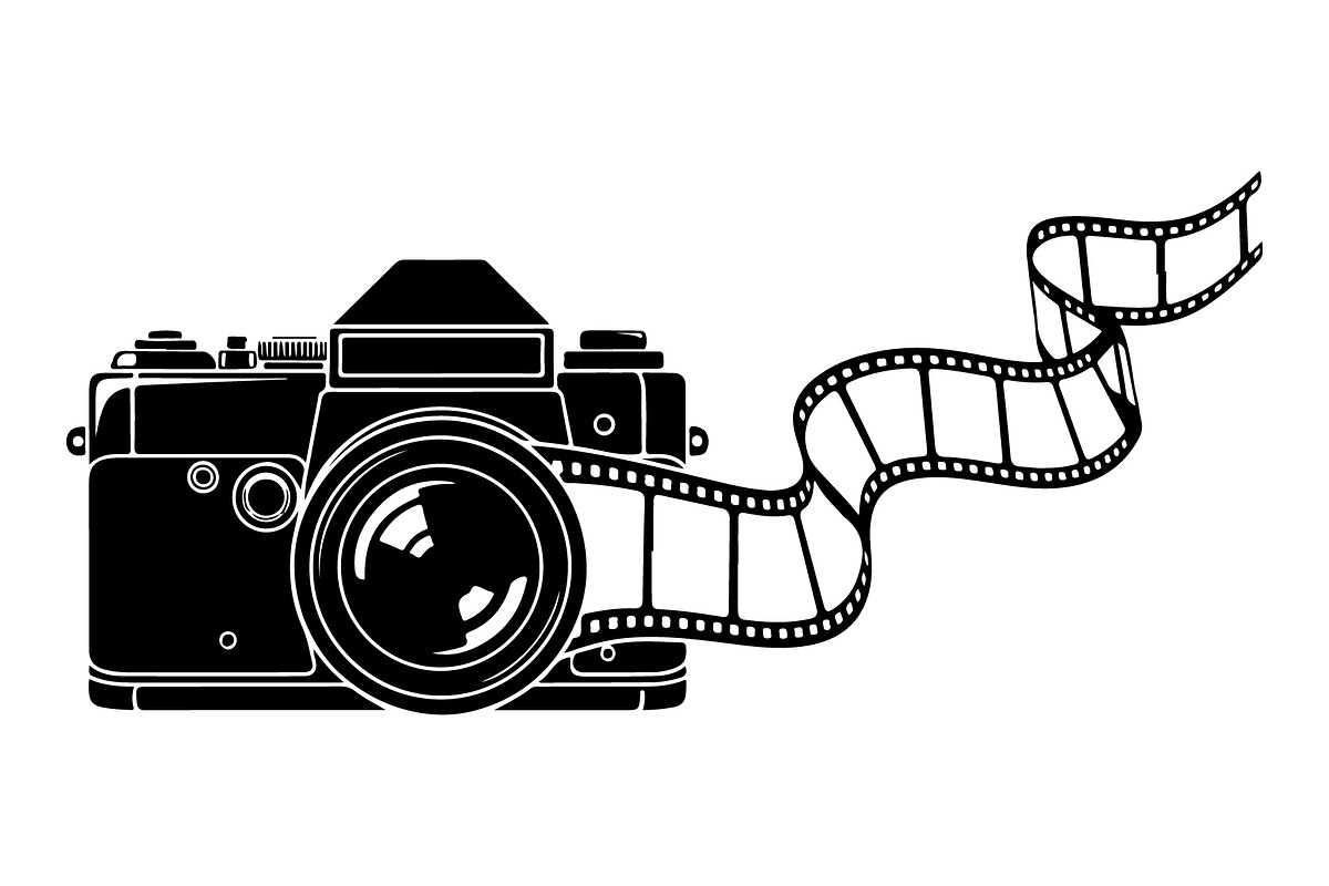 Vintage Camera Film Silhouette, an Object Illustration by yasushie (Photo 21 of 31)