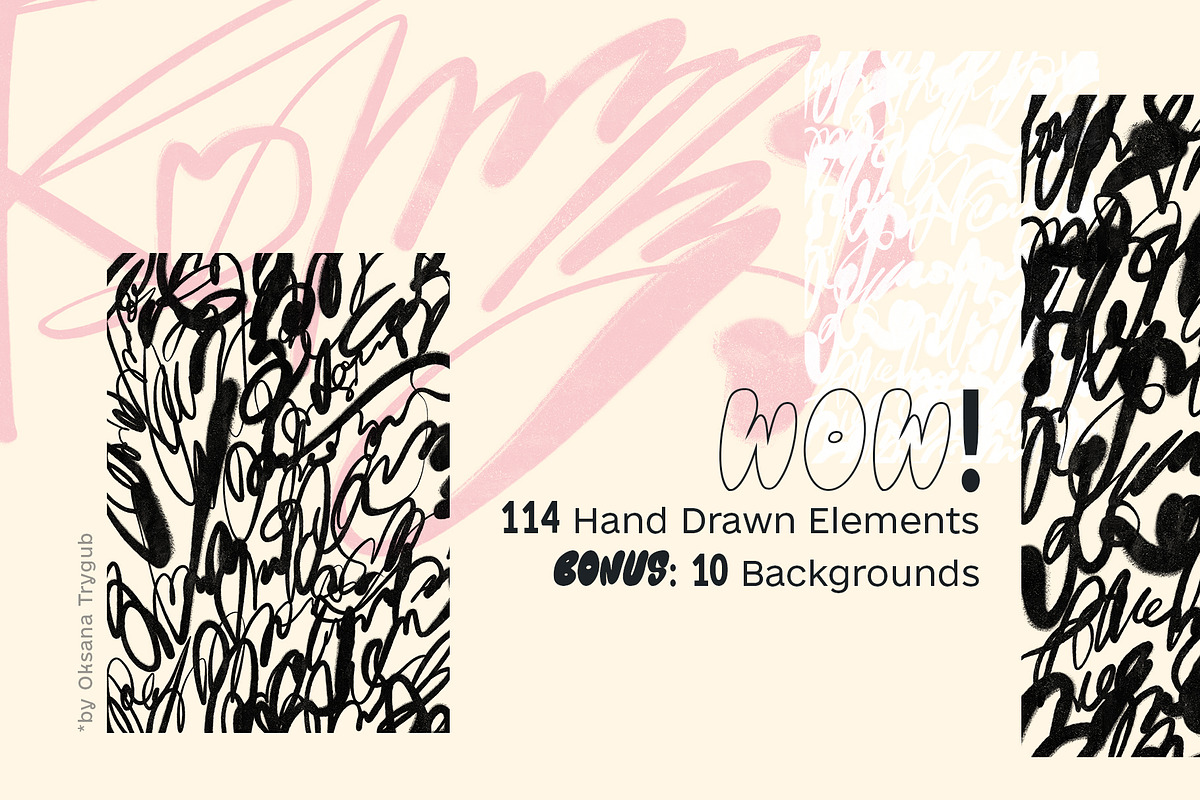 Graffiti Art & Grunge PNG Overlays, an Object Graphic by Oksana Trygub (Photo 13 of 19)