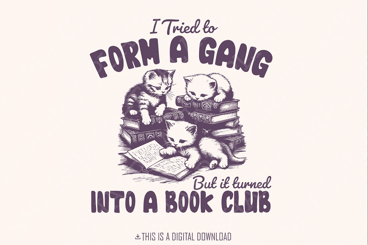 I Tried to form a Gang PNG, Funny, an Illustration by SharpMarketplace (Photo 1 of 9)