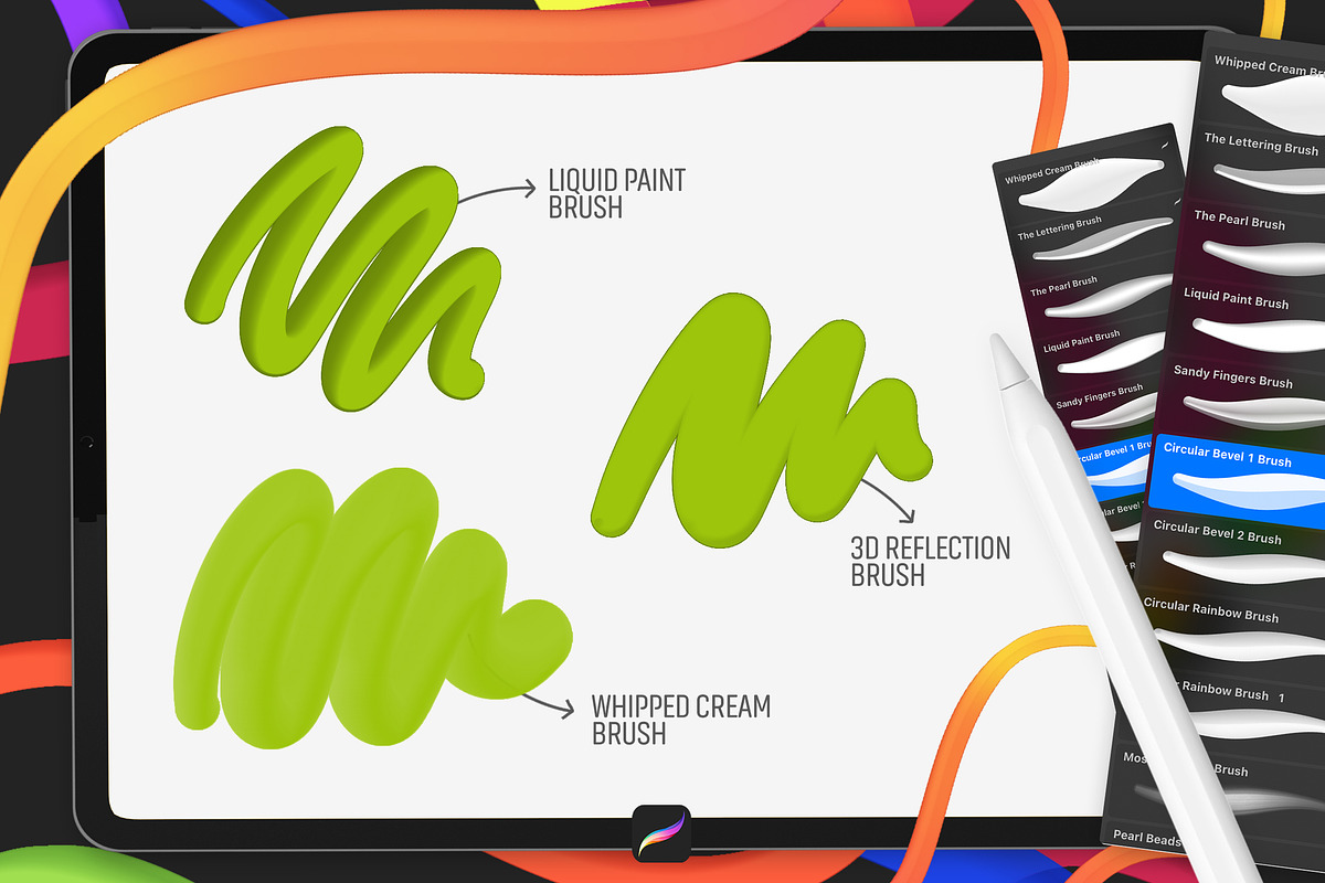 3D Brushes: Procreate, a Brush Add-On by Leonard Posavec (Photo 4 of 6)