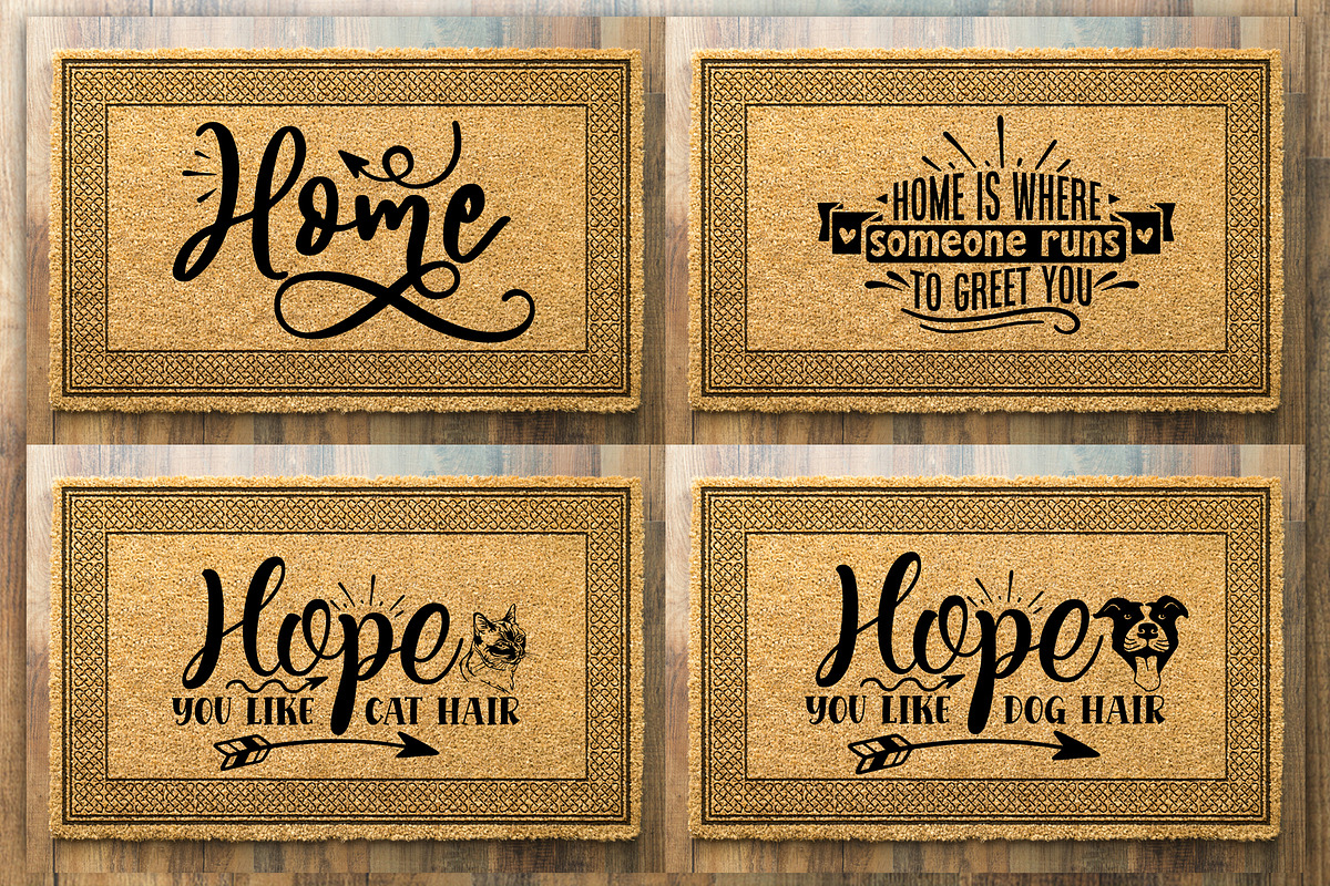 Doormat SVG Bundle, an Illustration by DESIGNAVO (Photo 5 of 7)