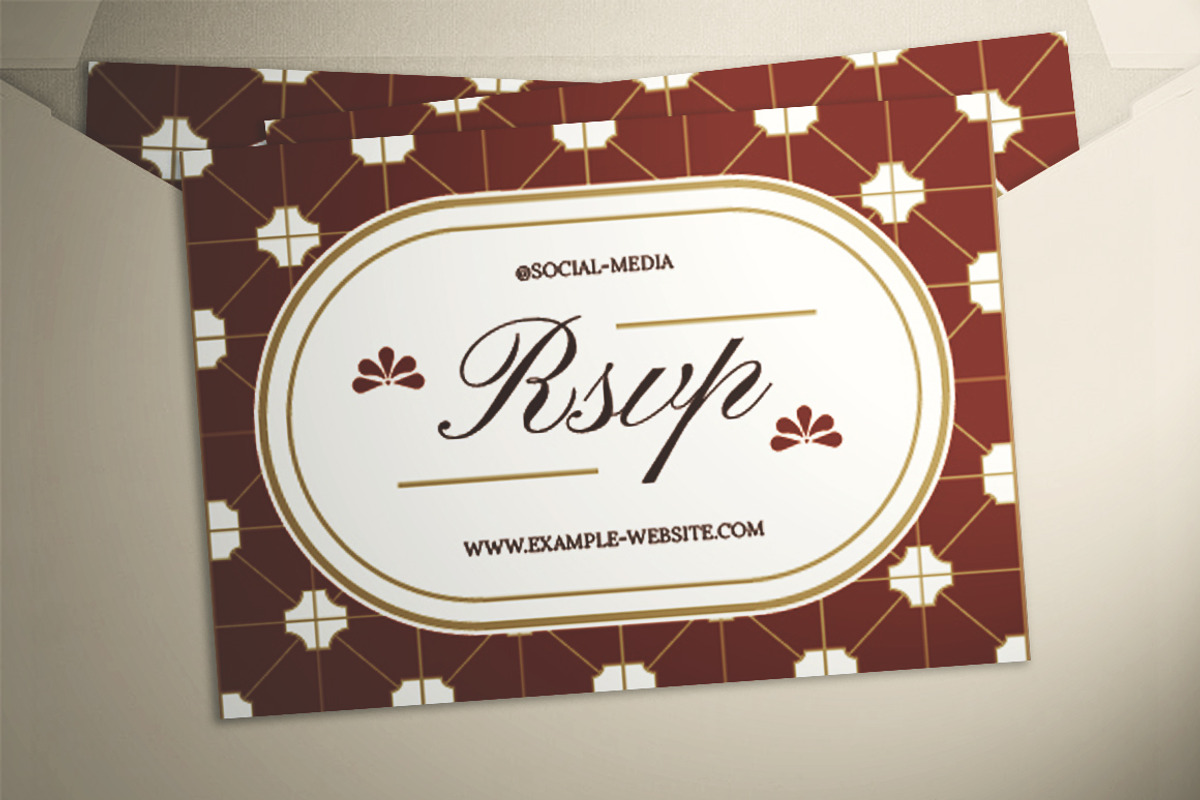 Modern Wedding Invitation Suite, an Invitation Template by The Good Store (Photo 3 of 4)