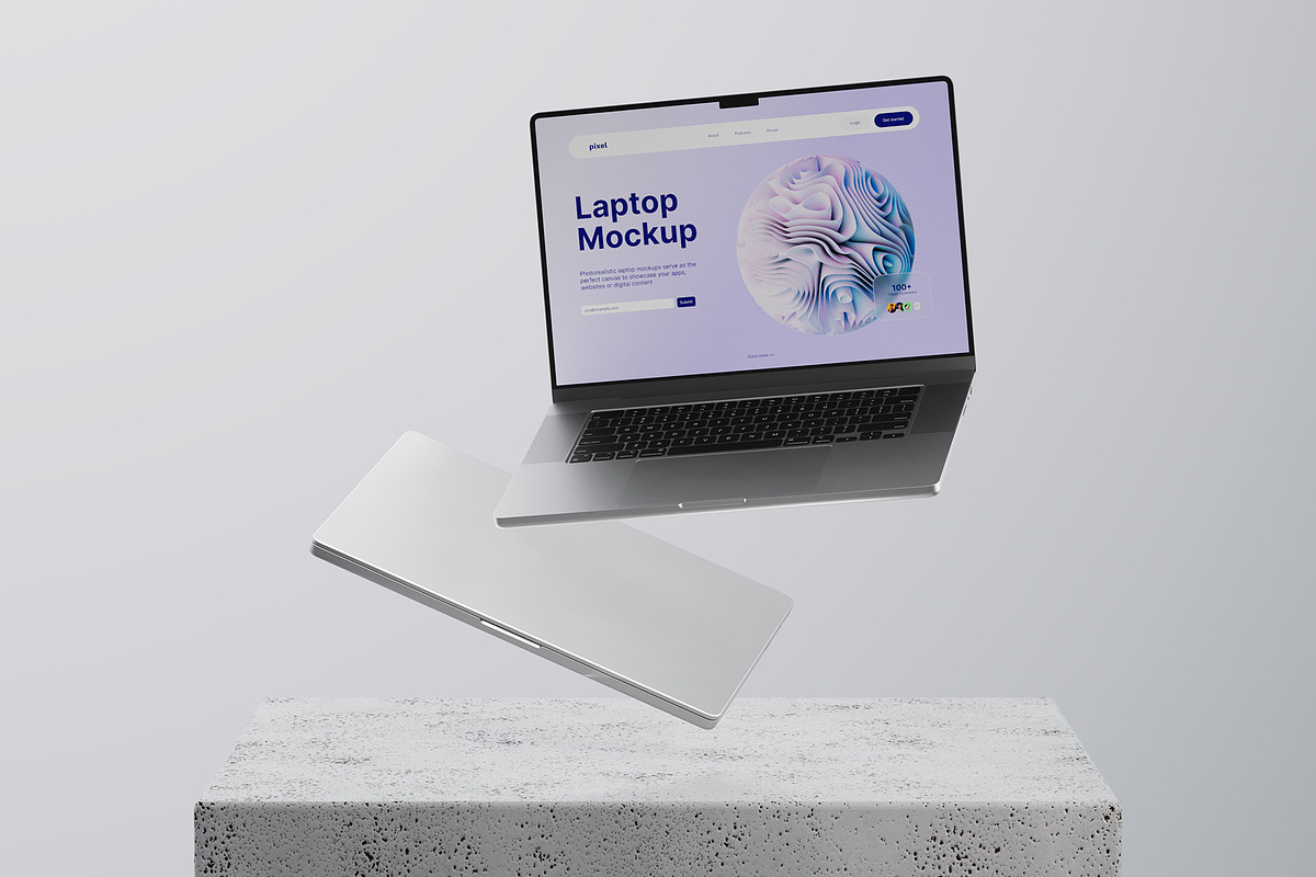 Laptop Screen Mockup, a Mac Mockup by Pixel_Vision_Store (Photo 8 of 12)