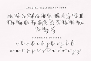 Amalisa Calligraphy Font