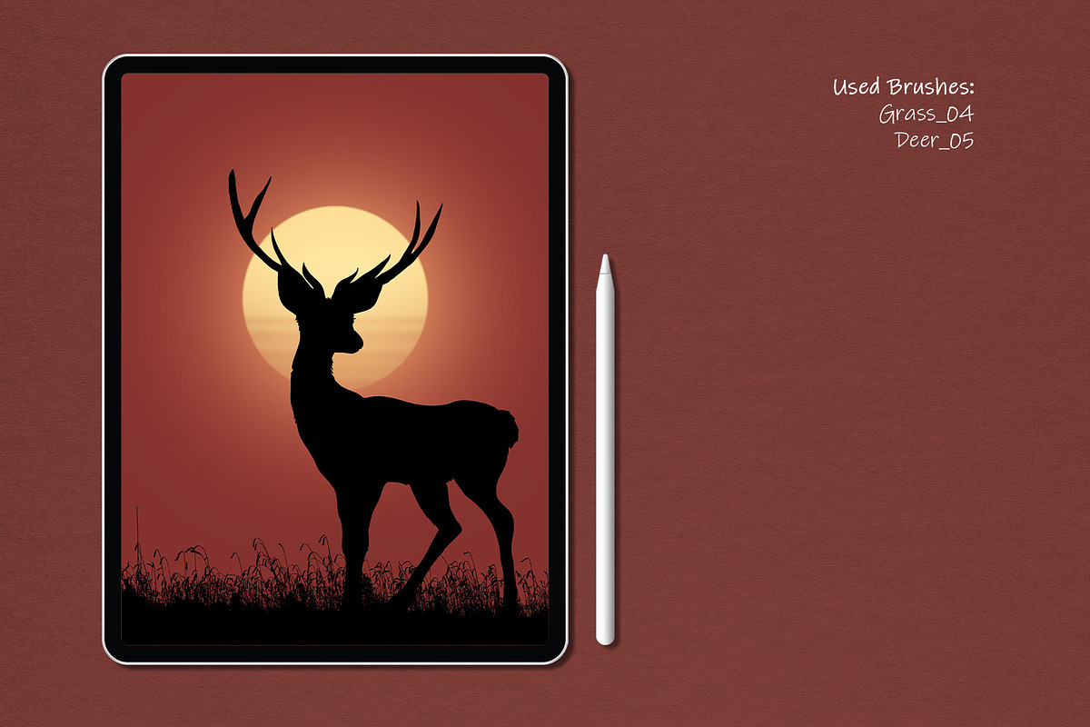 Photoshop Landscape Stamp Brushes, a Brush Add-On by MISTstudioDesign (Photo 5 of 12)