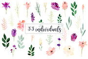 Hello Spring! Hand painted flowers, an Illustration by MariePierLaf (Thumbnail 2 of 5)