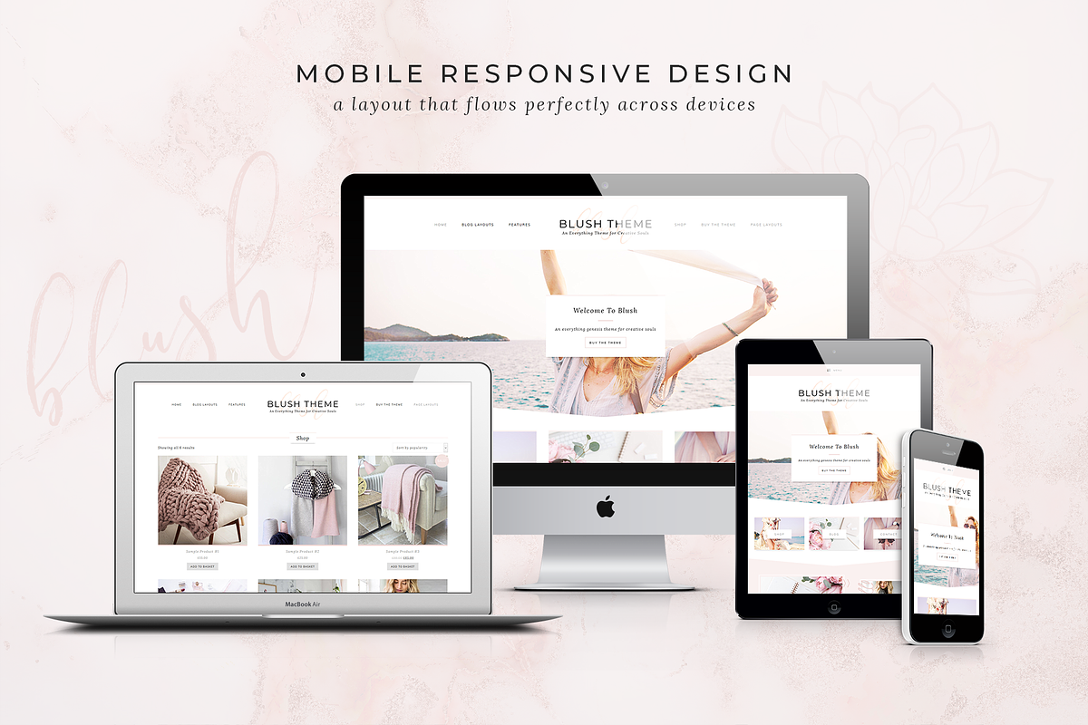 Blush WordPress Theme, a WordPress Template by Studio Sirona (Photo 5 of 7)