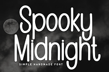 Midnight Spooky | Script Font