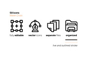 50 Water Crisis Icons, an Outline Icon by Side Project (Thumbnail 4 of 8)
