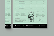 Business Invoice Design Template, a Stationery Template by MightyDesign (Thumbnail 3 of 7)
