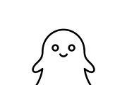 17 Minimalist Halloween Icon Set, an Outline Icon by adenpinkstore (Thumbnail 3 of 11)