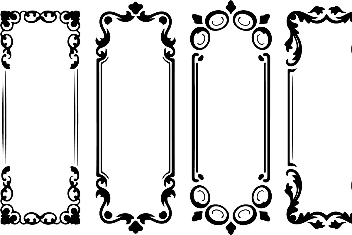 Laser Cut Ornamental Floral Border, a Decorative Illustration by himelgfx (Photo 4 of 19)