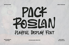 Pack Roslan Display Font
