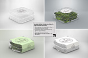 Clear Fresh Food Container Mockup, a Cups & Container Mockup by INCDesign (Thumbnail 2 of 7)