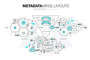 Metadata trendy compositions 7 ps, a Technology Illustration by Vladimir Vihrev (Thumbnail 2 of 7)