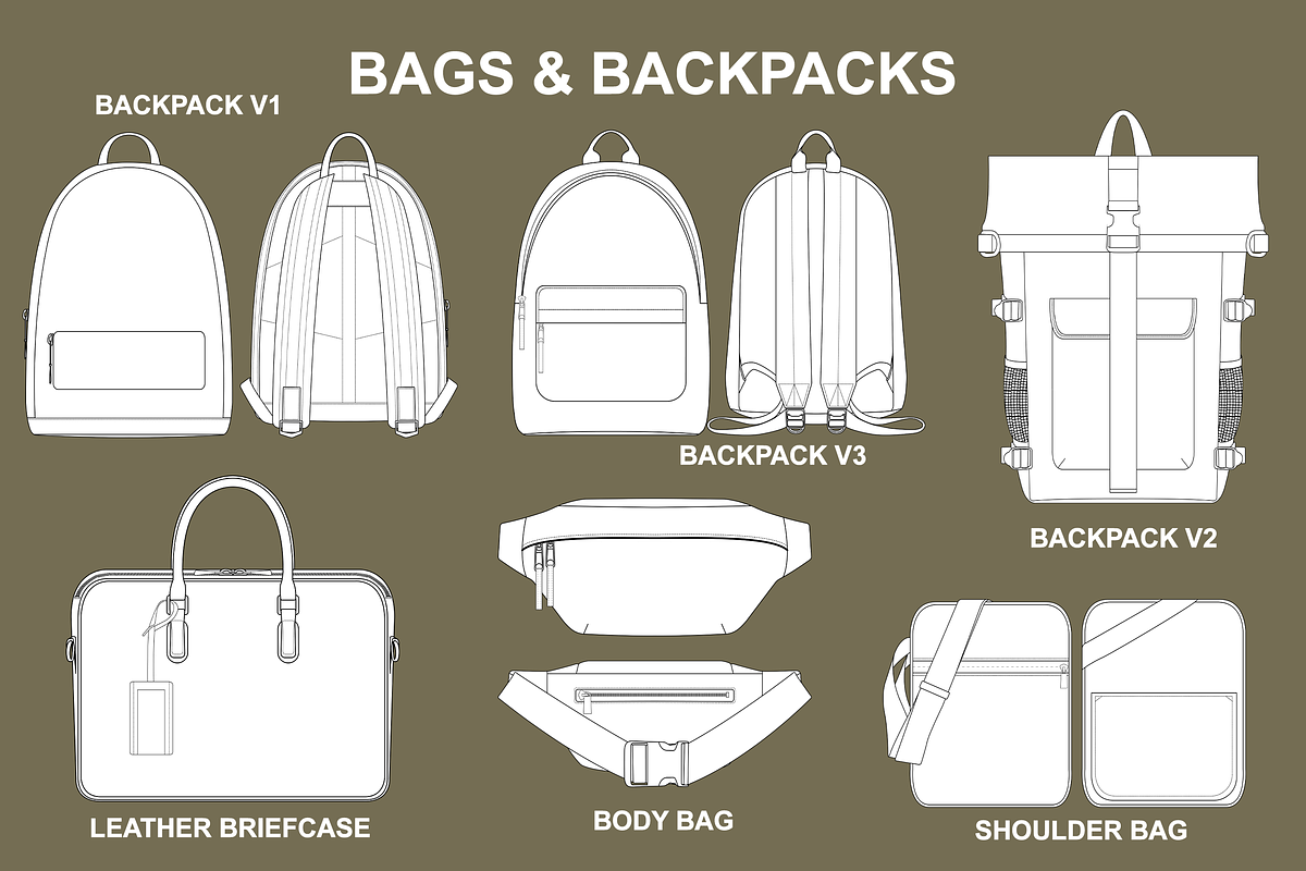 Vector Clothing Mockups Bundle, an Apparel Mockup by Infinity Mockups (Photo 6 of 11)