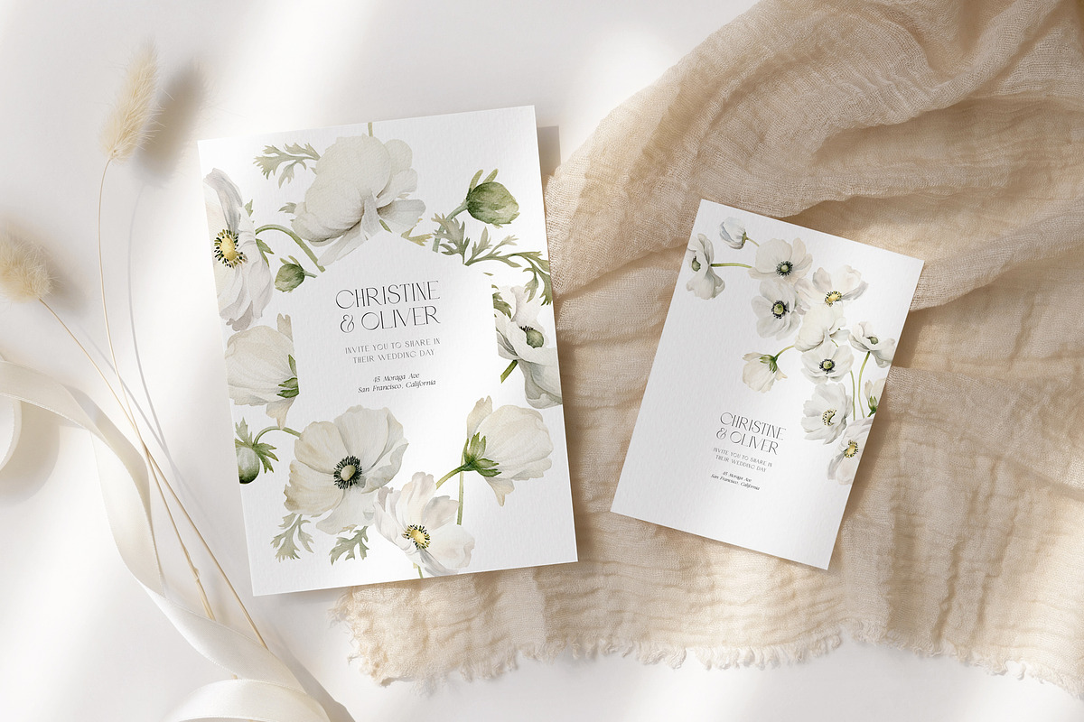 FLORAL WINTER BOX Watercolor Bundle, a Seasonal Illustration by Muse Artist (Photo 90 of 95)