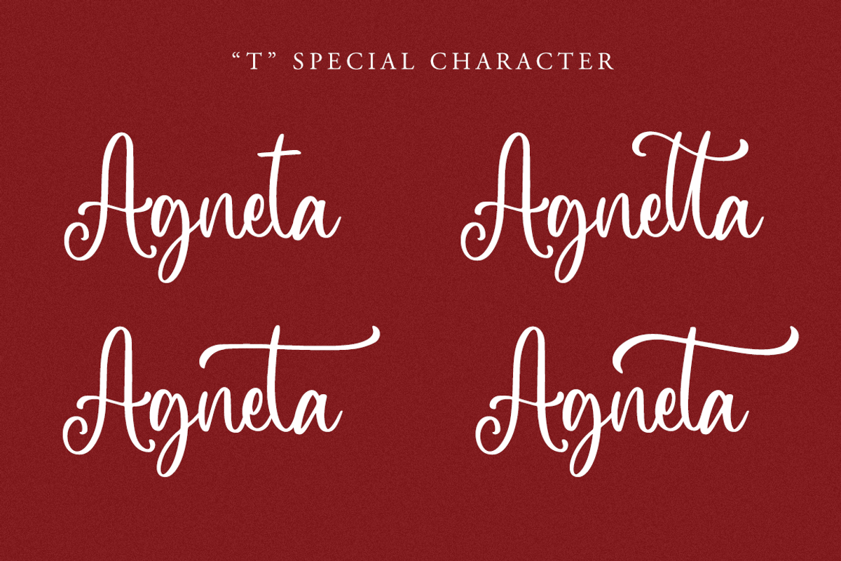 Aringtone a Modern Calligraphy Font, a Script Font by Fatmawati (Photo 9 of 12)