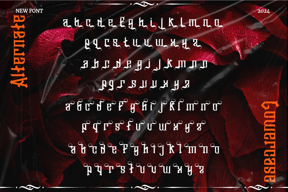 Zeularys - Decorative Blackletter, a Blackletter Font by Dhabee (Photo 5 of 16)
