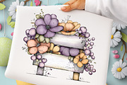 Spring Summer Wooden Clipart, an Illustration by GatewayDesign (Thumbnail 3 of 5)
