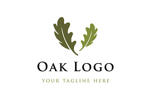 Autumn oak leaf logo, a Graphic by LOGOCREATIVE