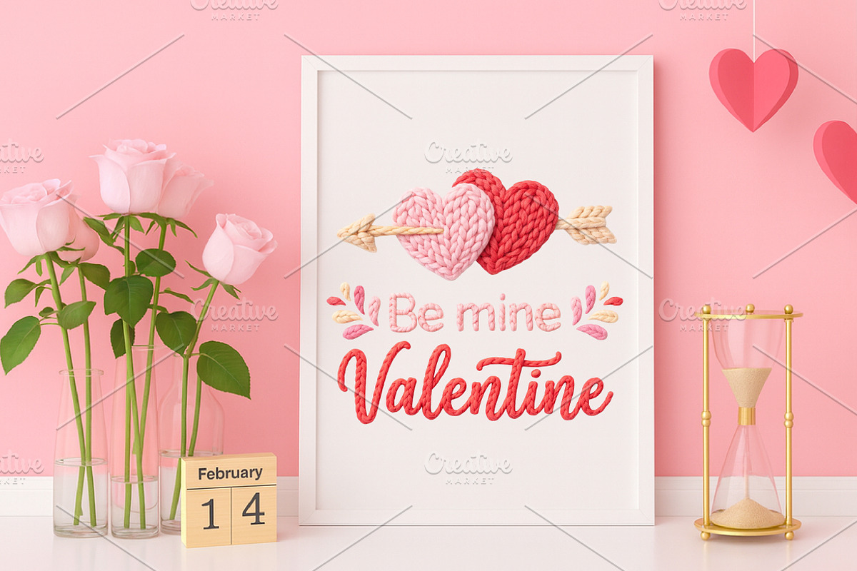 Be Mine Valentine PNG, Valentine PNG, an Illustration by Canvas Craft (Photo 5 of 7)