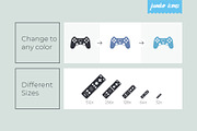 Gaming Controls Glyph Icons V2, a Solid Icon by Jumbo Icons (Thumbnail 3 of 6)