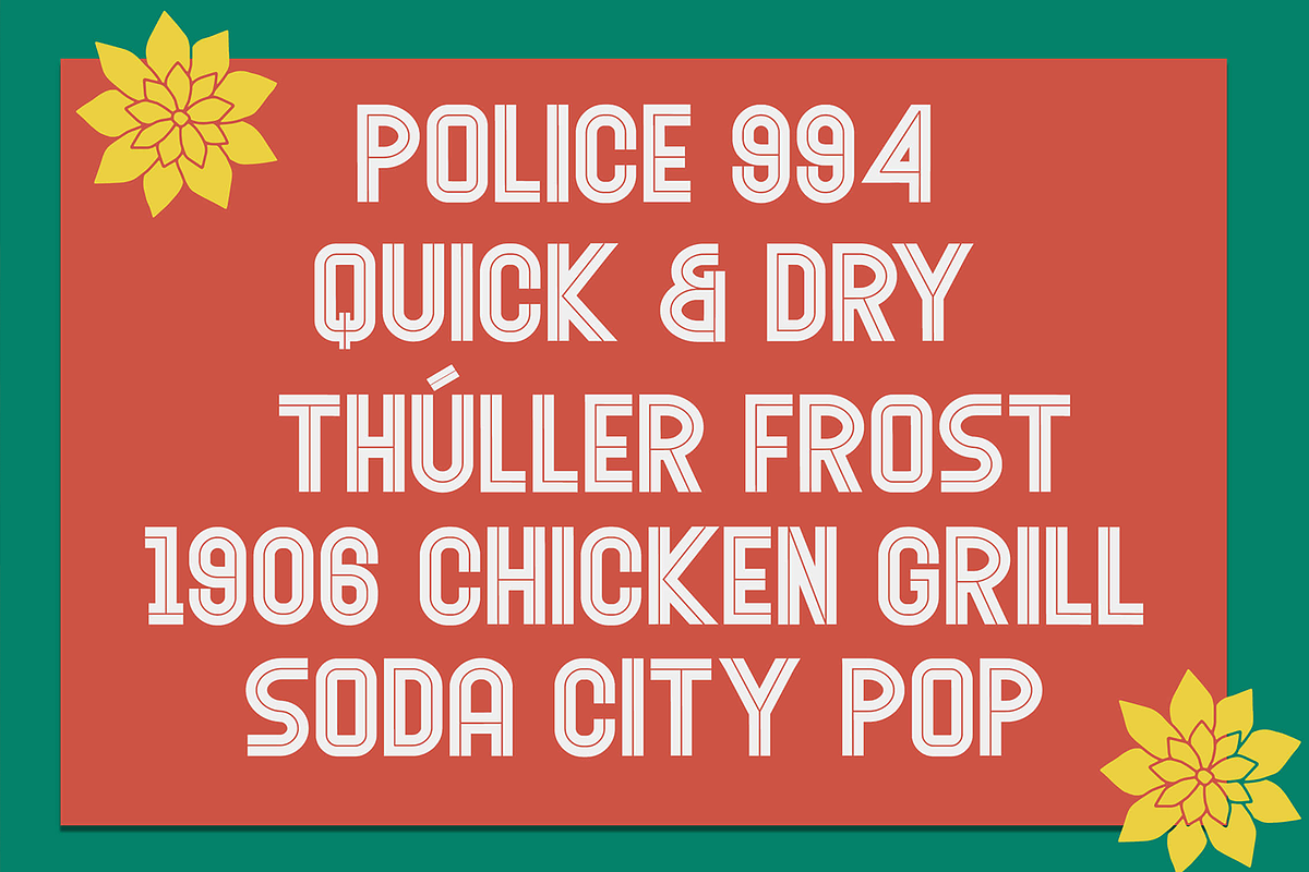 MOSKAVIC: Retro Sporty Display Font, a Sans Serif Font by StringLabs (Photo 7 of 8)