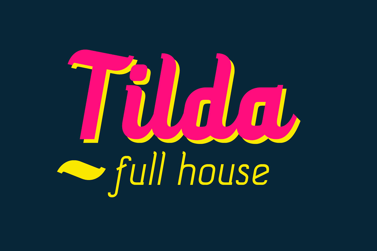TILDA full house, a Script Font by Etewut (Photo 15 of 15)