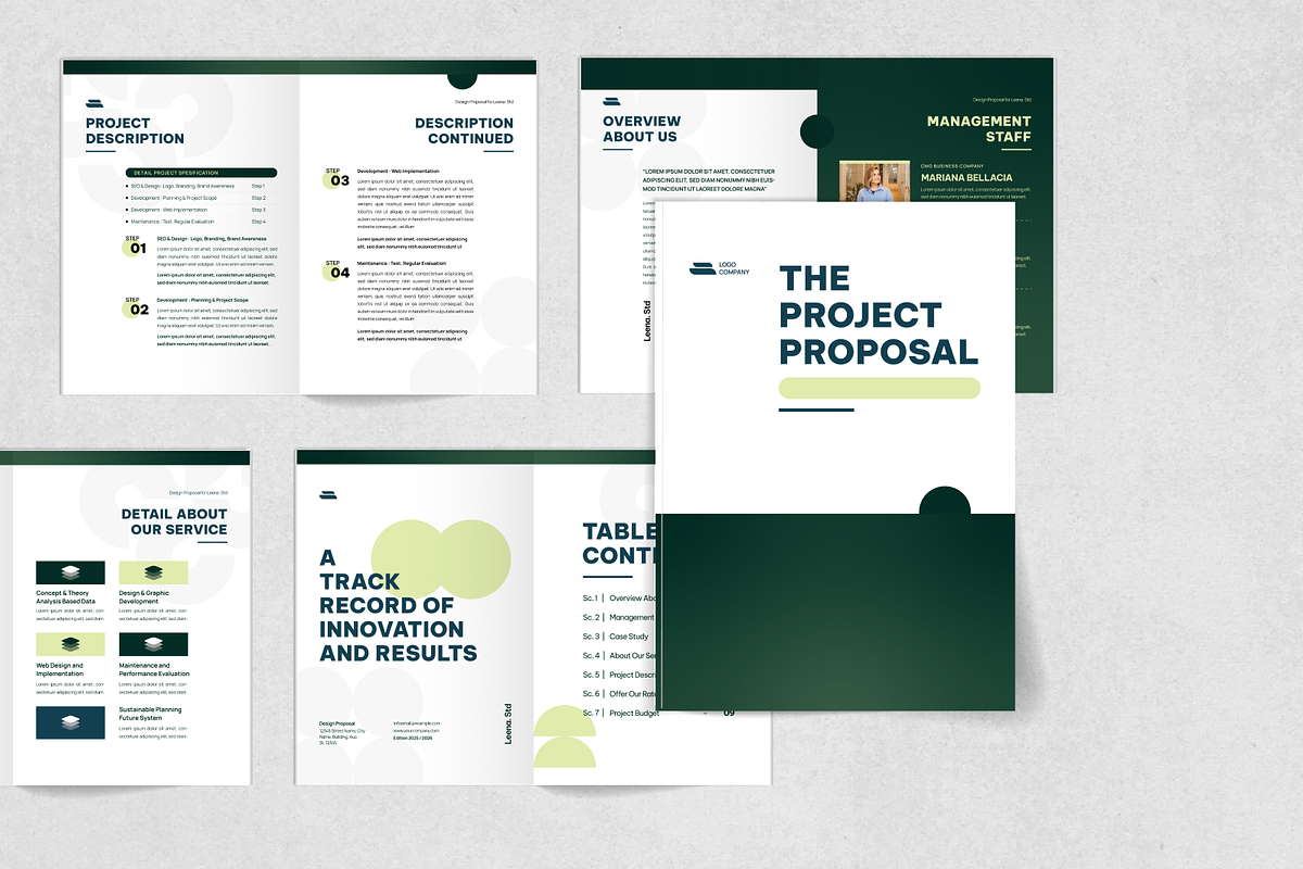 Project Proposal, a Magazine Template by MMPixelCraft (Photo 4 of 4)