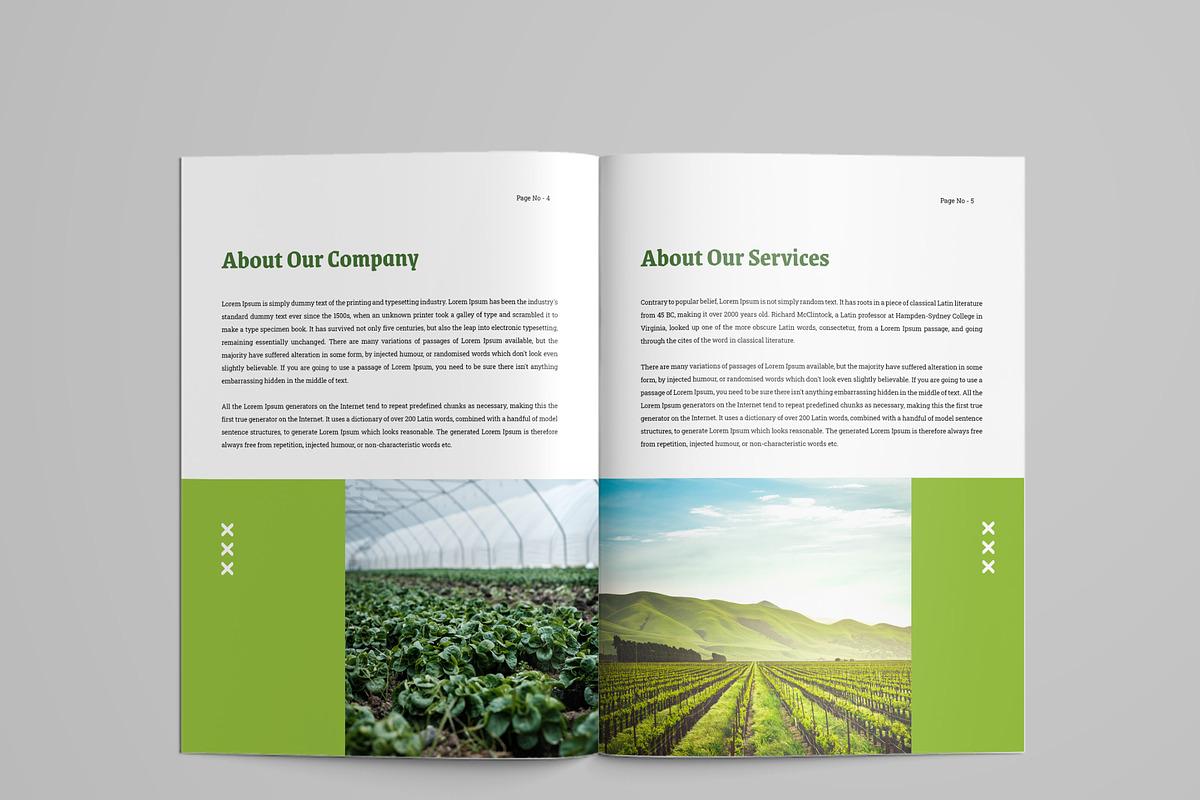 Agriculture Firm Company Profile, a Brochure Template by mijli (Photo 3 of 11)